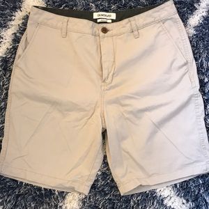 Khaki tan quicksilver men’s shorts
